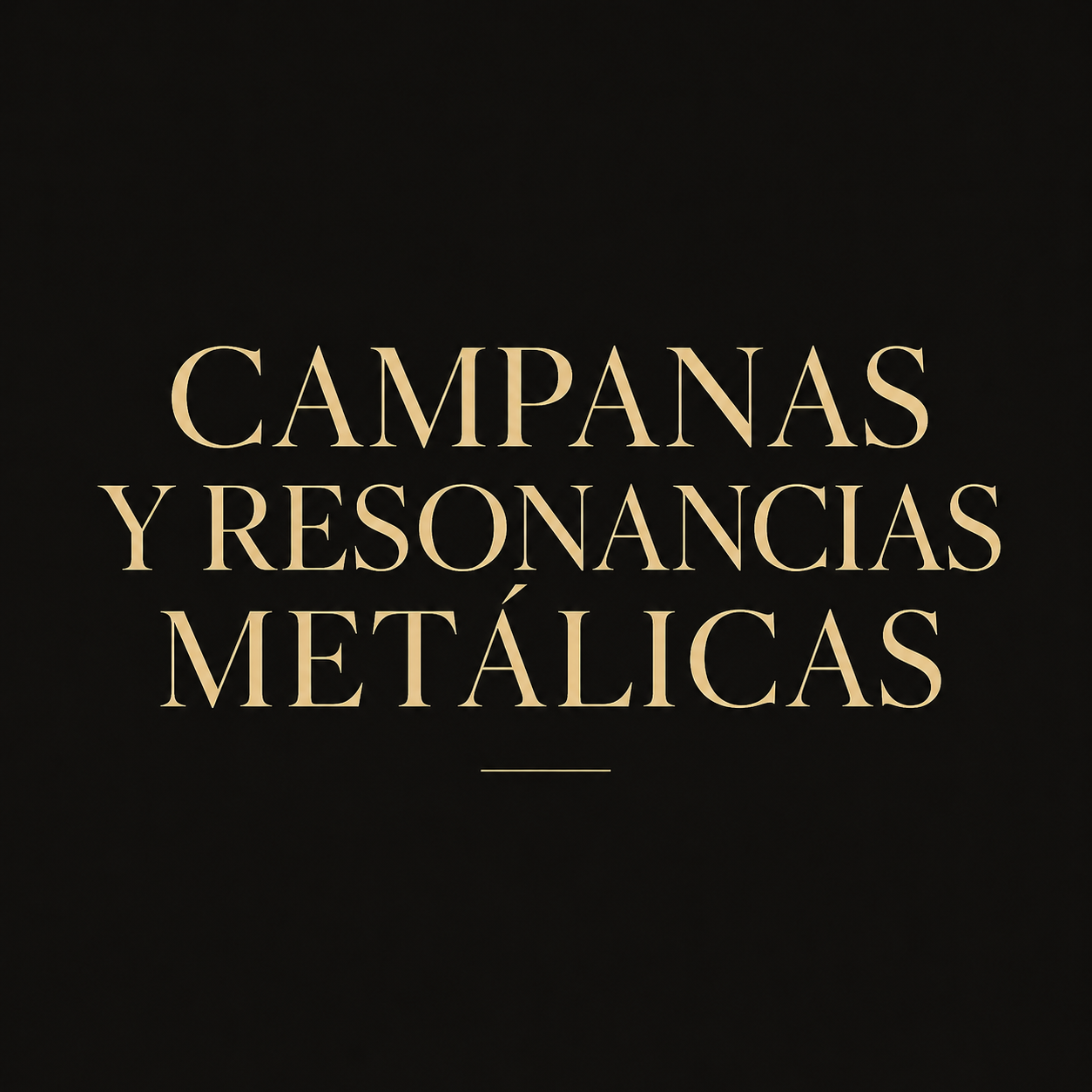 Campanas y resonancias metálicas — biblioteca de sonidos