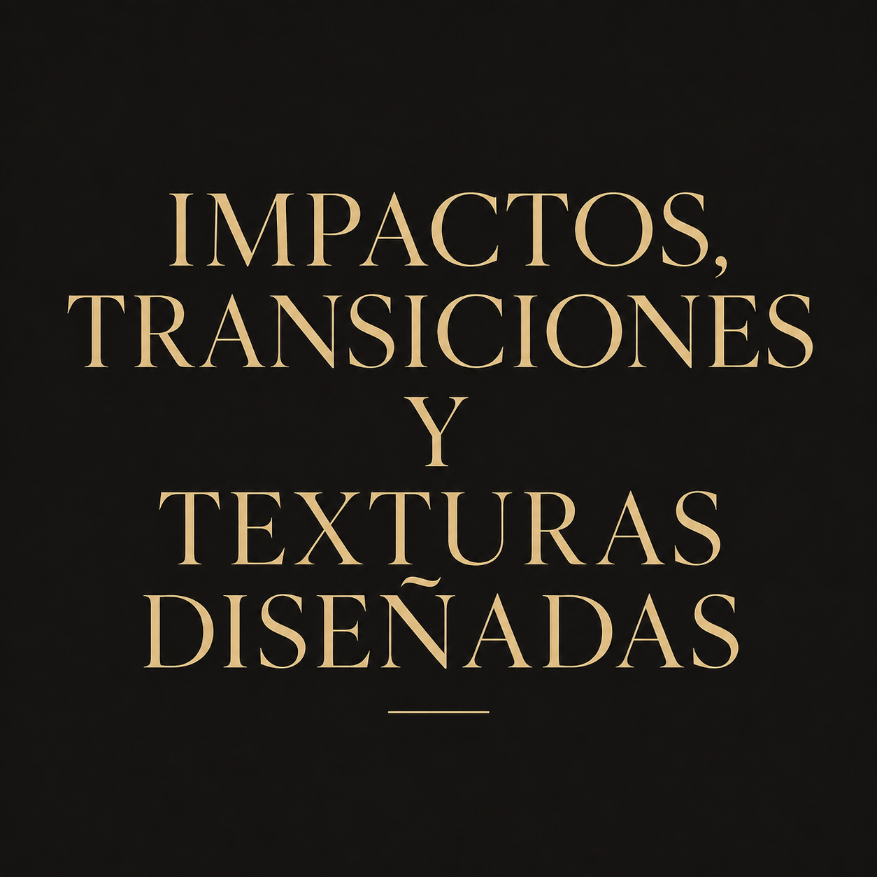 Impactos, transiciones y texturas diseñadas — biblioteca de efectos especiales