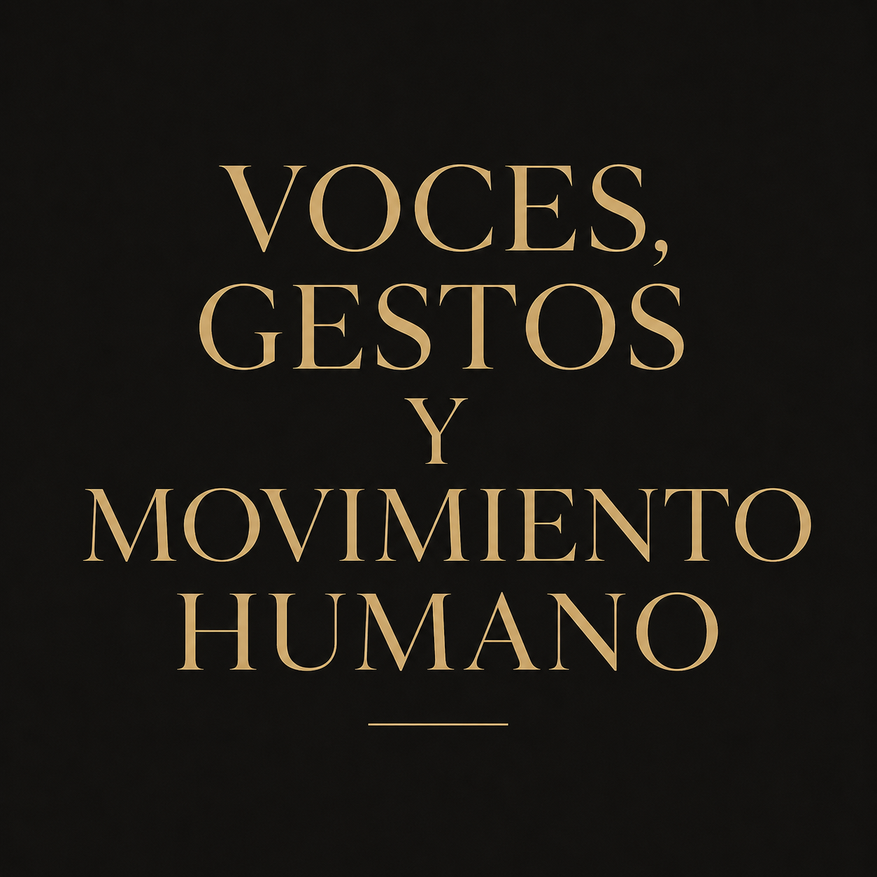 Voces, gestos y movimiento humano — biblioteca de sonidos